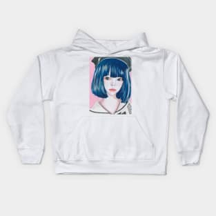 Portrait of Nanaho Kids Hoodie